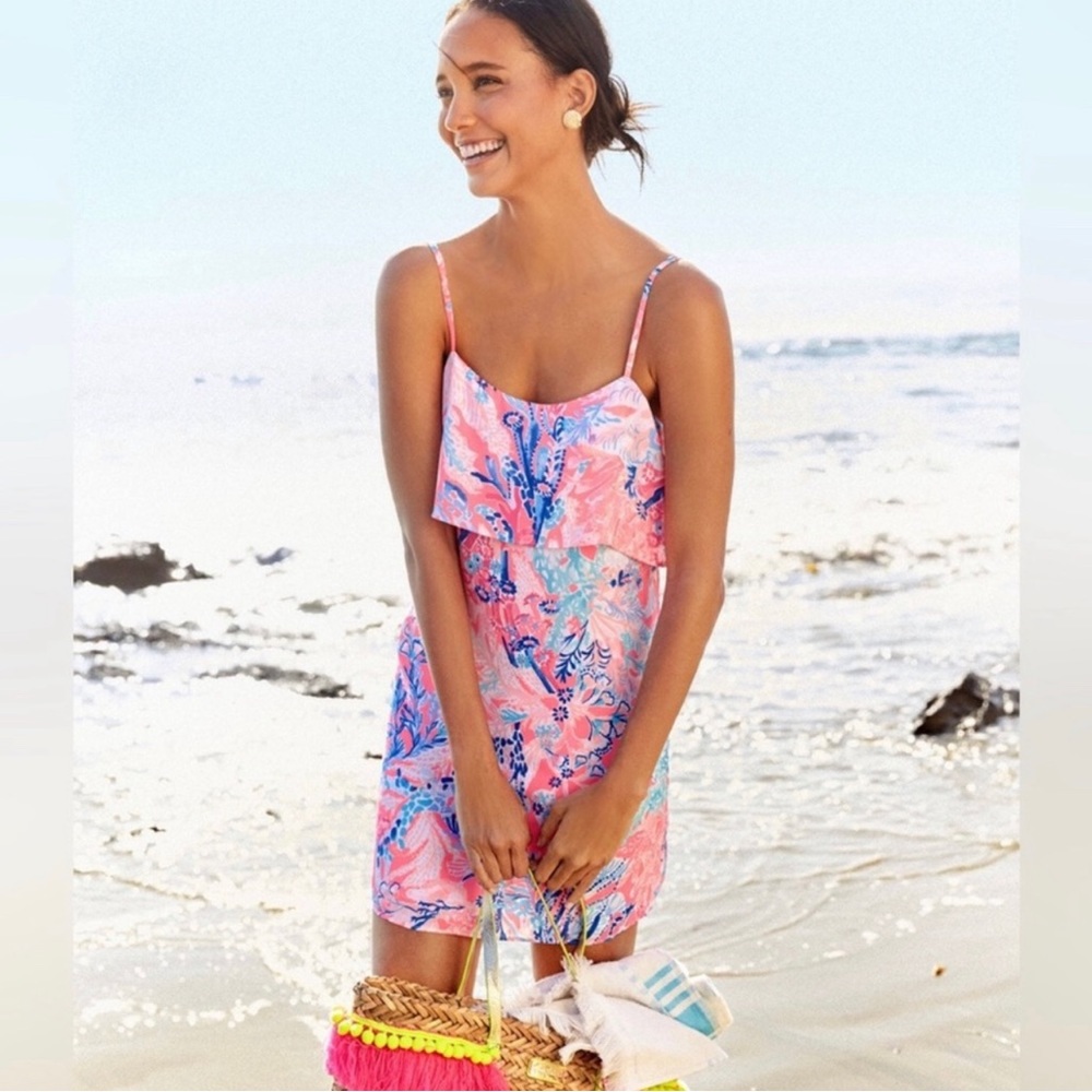 NWT Lilly Pulitzer Lexi Dress Light Pascha Pink Aquadesiac XXS